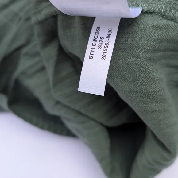 NWT J. Crew Airy gauze tiered maxi dress Sage Green Size XL 100% Cotton - Picture 7 of 8